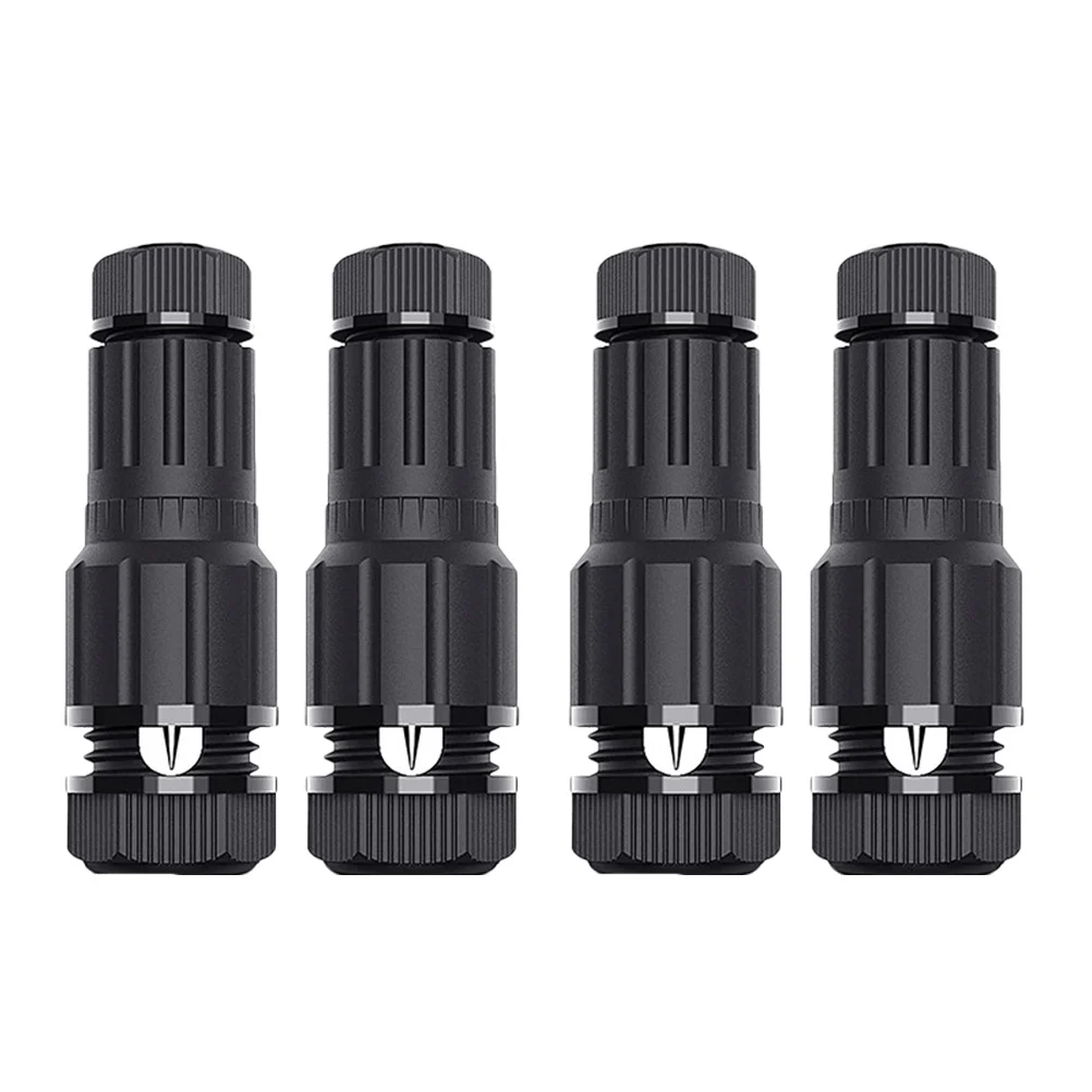 

4 Pcs Low Voltage Wire Connector Landscape Solar Lights Outdoor Waterproof Connectors Weatherproof Lighting Splice