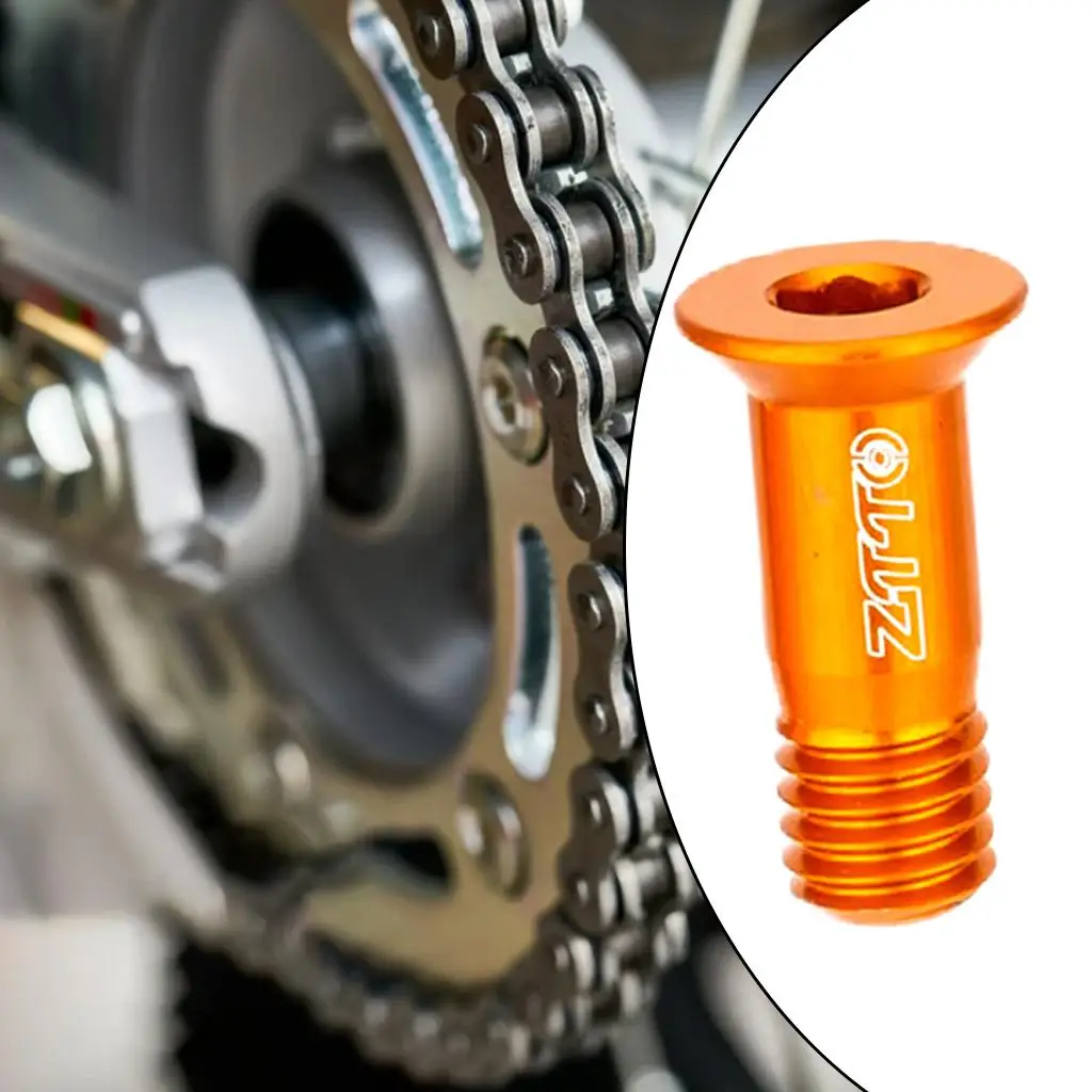 3-6pack Guide Roller Screw Tension Jockey Wheel Repair Bolt Road Bike Orange