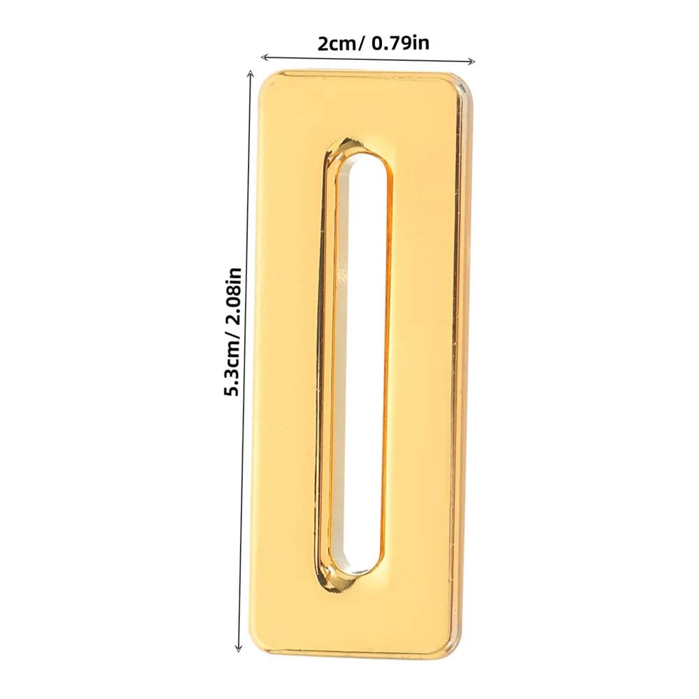 1 Pcs Brass Gold Overflow Covers Rectangular Basin Hole Covers For Basin Sinks Faucet Escutcheon Plate Faucet Plate Hole Cover