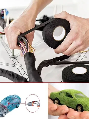 Nastro isolante elettrico nastro per cablaggio resistente al calore 9/15/50MM cablaggio per auto cablaggio protezione nastro impermeabile