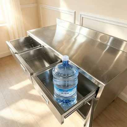304 thickened stainless steel cabinet, locker, low cabinet with lock, drawer storage, tool cabinet, tea bar machine, bar counter