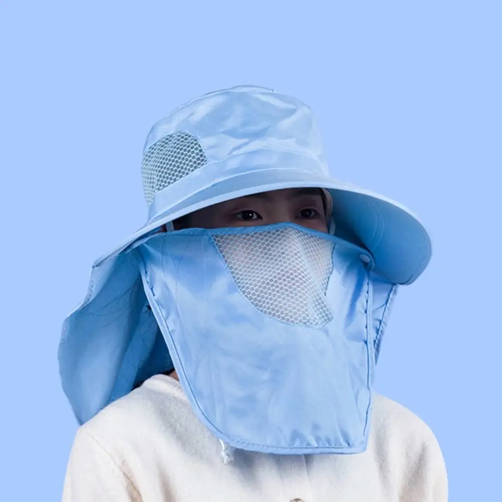 Rosto e pescoço protegem o chapéu solar, Proteção UV ao ar livre do laço, Chapéu de proteção UV, Tampão protetor solar de aba larga para caminhadas e caminhadas