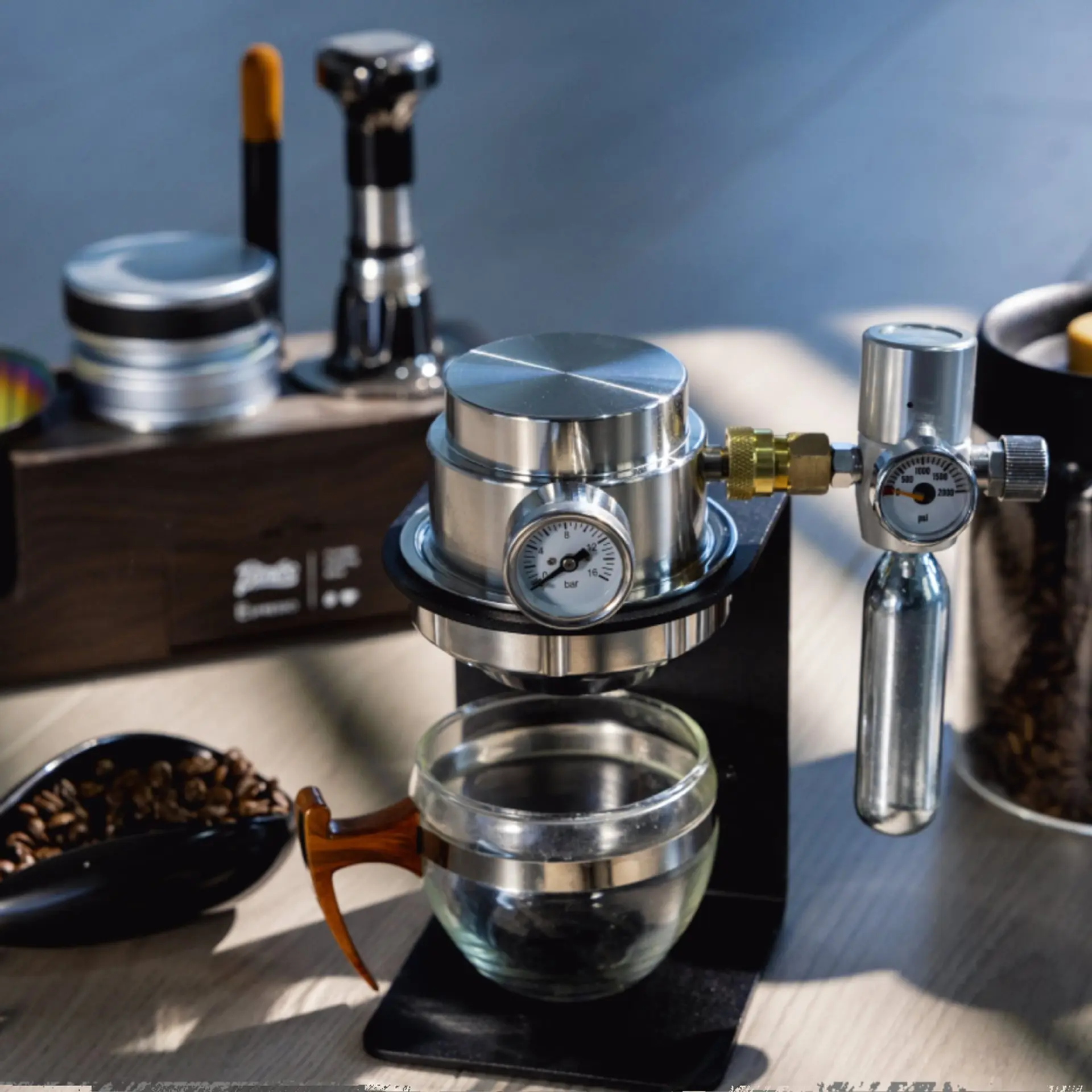 

Coffee machine pneumatic coffee machine for household small portable espresso machine