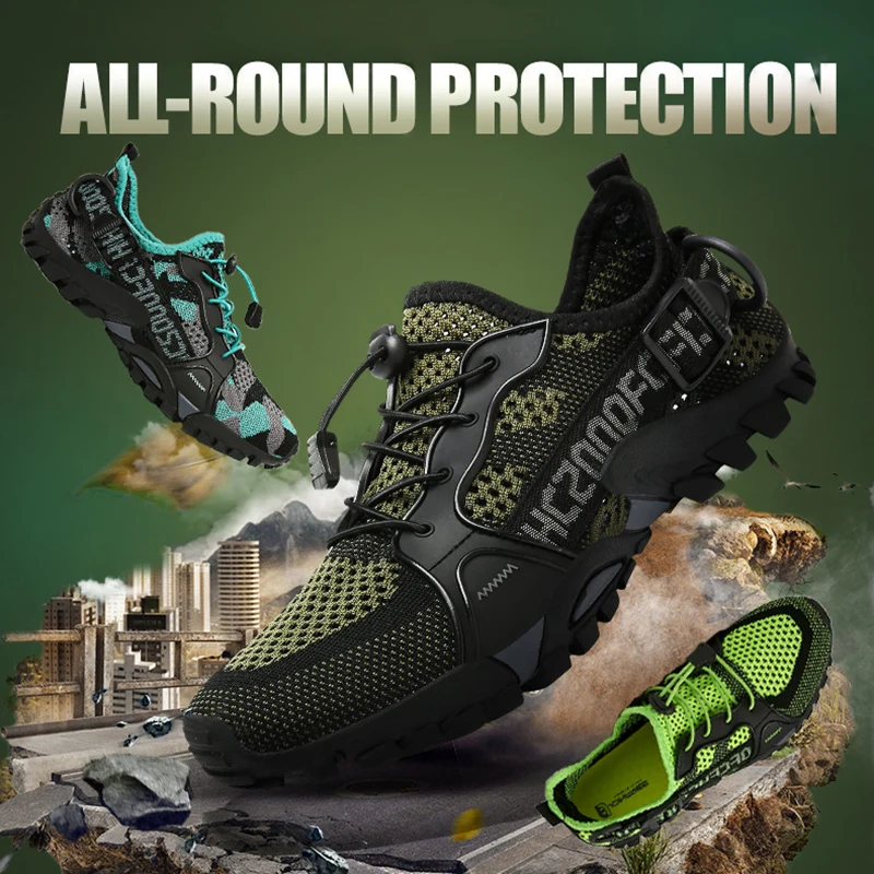 

Summer high quality mesh surface non-slip hiking shoes casual outdoor breathable water shoes quick drying barefoot sneakers