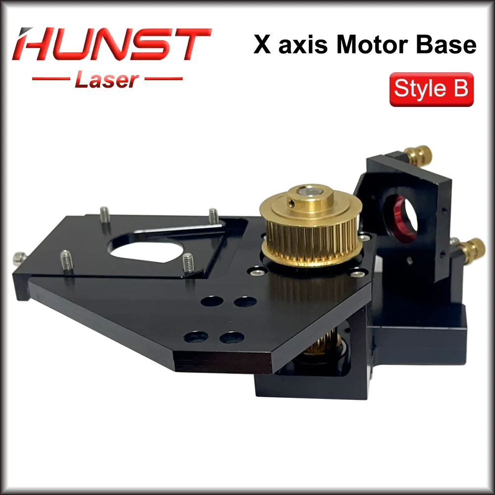 Hunst X-axis Motor Seat, Stepper Motor Reducer Nema20 38-Teeth for CO2 Laser Cutting and Engraving Machine