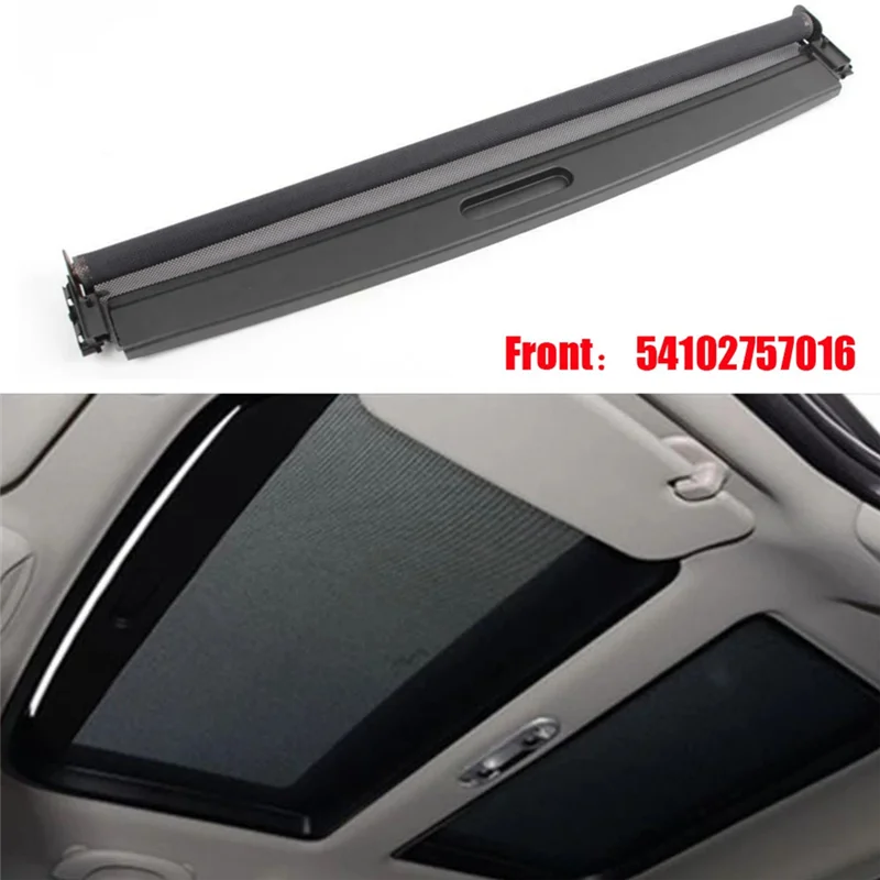 Car Front Sunroof Sunshade Cover Assembly 54102757016 for Mini Clubman R55 R56 R60 2006-2017 Replacement Parts 1Pcs