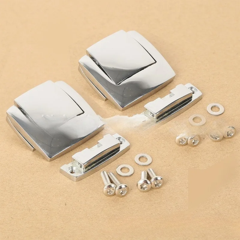 

Motorcycle Modified Latch Set,Chrome Plated Trunk Lock Cover,Rear Box Decorative Accessory,Refit Ornament Fitting