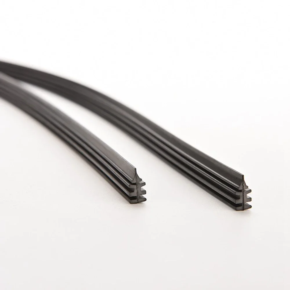 Para auto carro ônibus pára-brisa carro silicone universal sem moldura limpador de pára-brisa blade28 ''26'' 6mm lâmina de limpador de silicone sem moldura