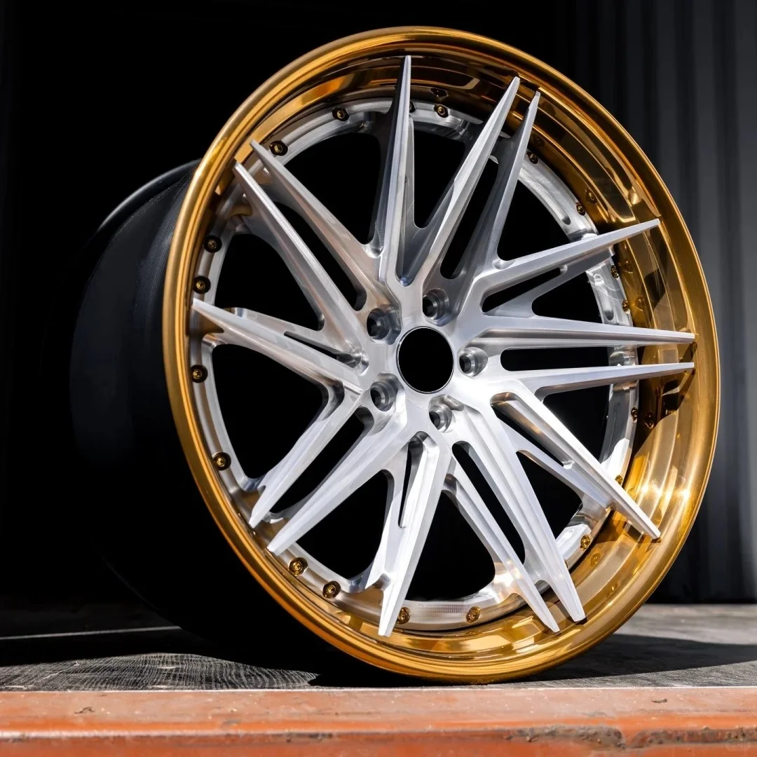 3-piece Multi-spoke Custom Forged Car Passenger Alloy Wheel Rims for BMW Lamborghini 18 19 20 21 22 23 Inches