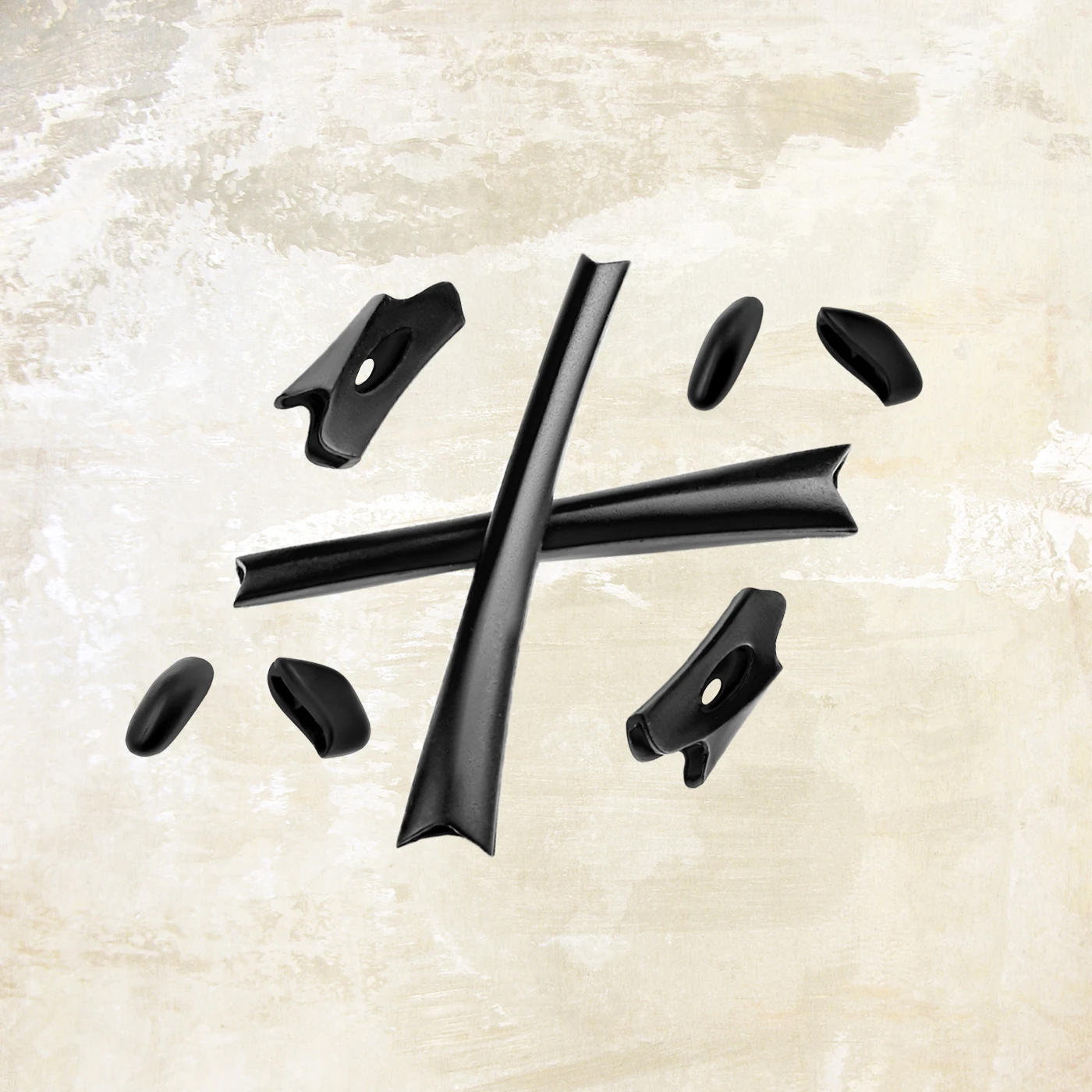 

Silicone Earsocks Nose Pads Replacement Rubber Kit for Oakley Flak Jacket Asian Fit Sunglasses Temple Sleeve Nose Guard