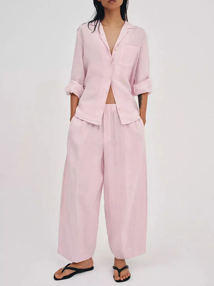 Summer New Women's Shirt with Pocket ZA2026 Bucket Pants 5344010 619 Fashionable Short Outerwear for Ladies European Style