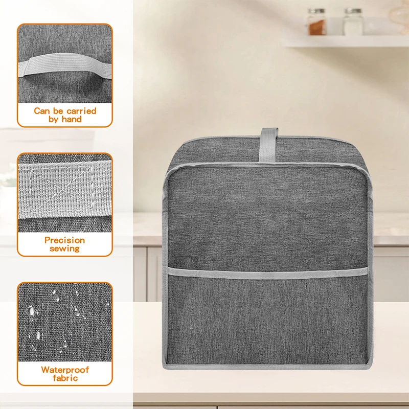

Universal Coffee Maker Cover Large Beverage Machine Dust Cover With Handle Multifunctional Protection Tool Appliance Accessories