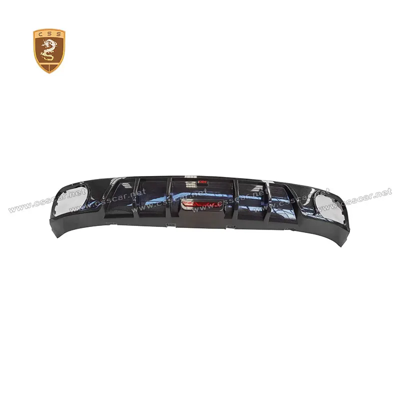 New Arrivals Dry Carbon Fiber Q8 Rear Diffuser Lip For 2022 Audi-q8 Rear Spoiler Lower Trunk NEW Car Modified Parts FreeShipping