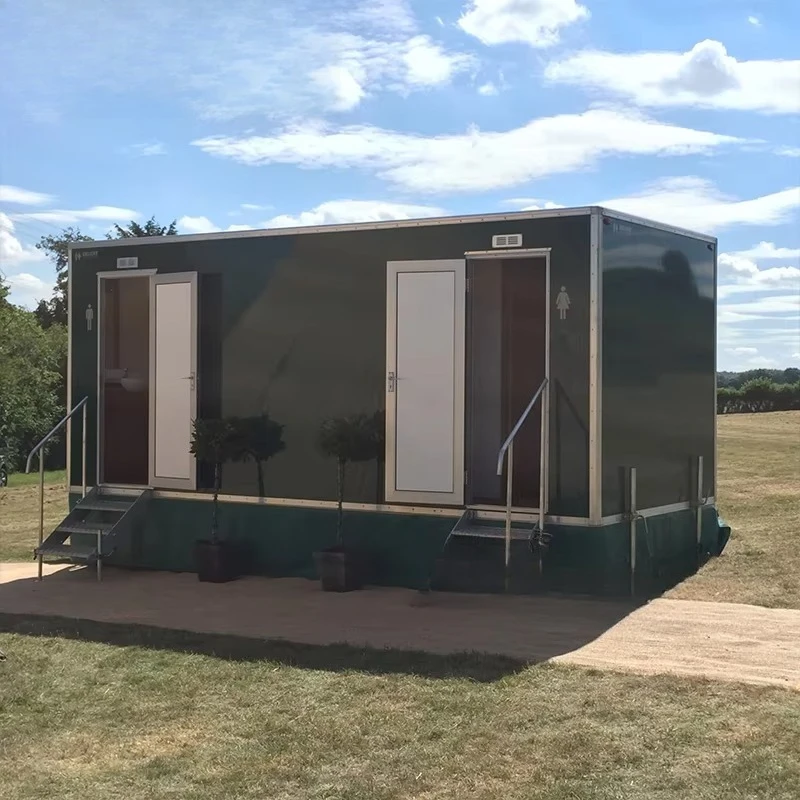 Truth Mobile Events مراحيض الحمام العام المتنقل للتخييم مرحاض متنقل مع دش