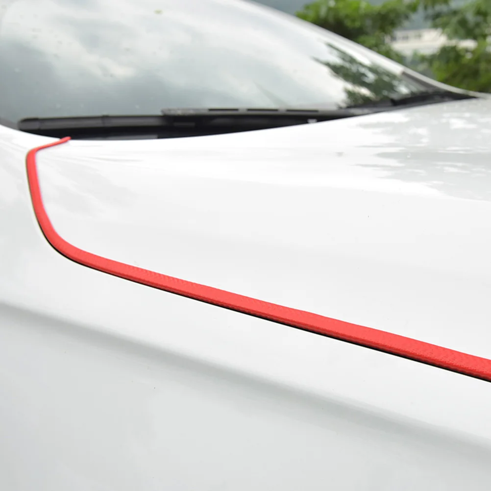 

Door Anti-Collision Strips Orange Rubber Seal Strip For Car Door Edge Protection Durable Trim Car Exterior Accessories