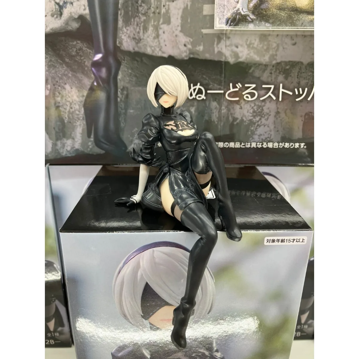

Фигурка FuRyu Noodle Stopper - Yorha No. 2 модели типа B - коллекционная настольная фигурка из предварительно окрашенного ПВХ, примерно 13 см, подарок для фанатов