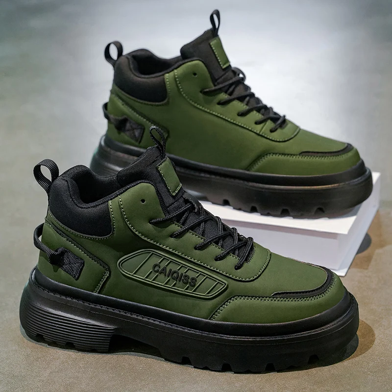 أحذية كاجوال للرجال في الهواء الطلق، أحذية المشي لمسافات طويلة مع دعم قوس مريح وتقنية الاستقرار، أحذية برباط، أحذية خارجية لجميع المواسم، مناسبة للرجال - مثالية للمشي والركض والمشي لمسافات طويلة، أحذية رجالية مريحة وآمنة، عالية الجودة