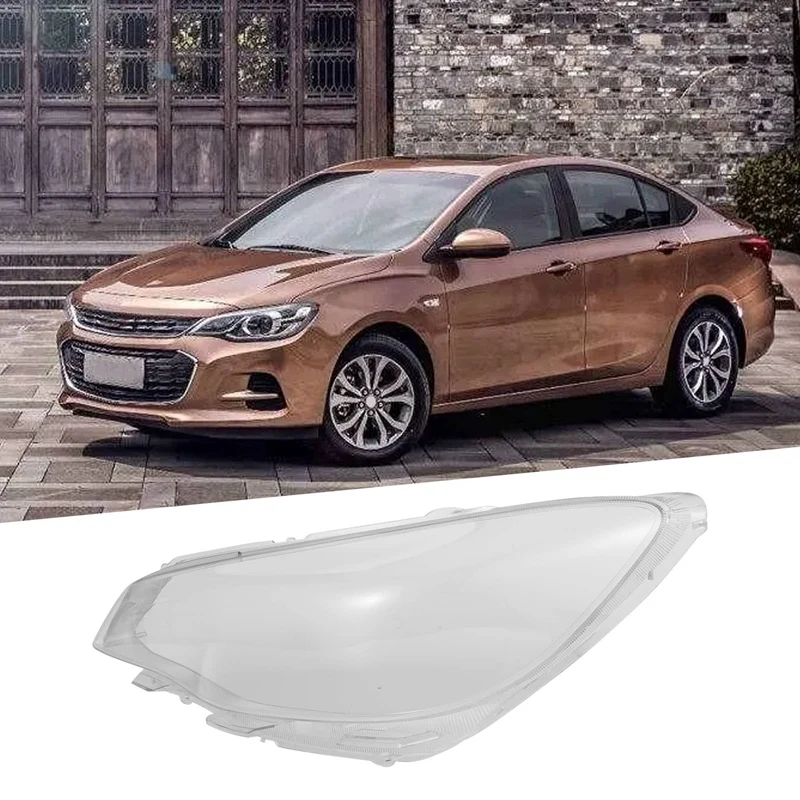 Car Headlight Lens Cover Head Light Lamp Shade Shell Glass Cover For Chevrolet Cavalier 2016-2019