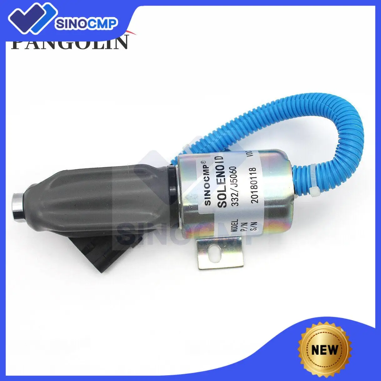 1 Piece 24V Fuel Shutdown Solenoid 332/J5060 322J5060 for JCB JS130 JS160 JS180 JS240 Stopper Motor Replacement Parts