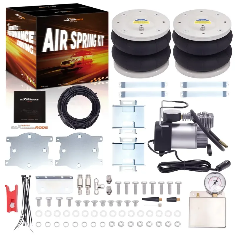 Rear Air Spring Suspension Leveling Kit W/ Compressor for Vauxhall Movano Renault Master X62 FWD 2010- 4000 Kg