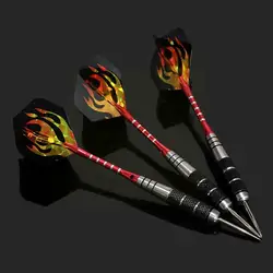 3pcs/Set Professional Tungsten Steel Needle Tip Darts Sports Steel Shafts Flights Tip 22g Darts Darts O7Q8