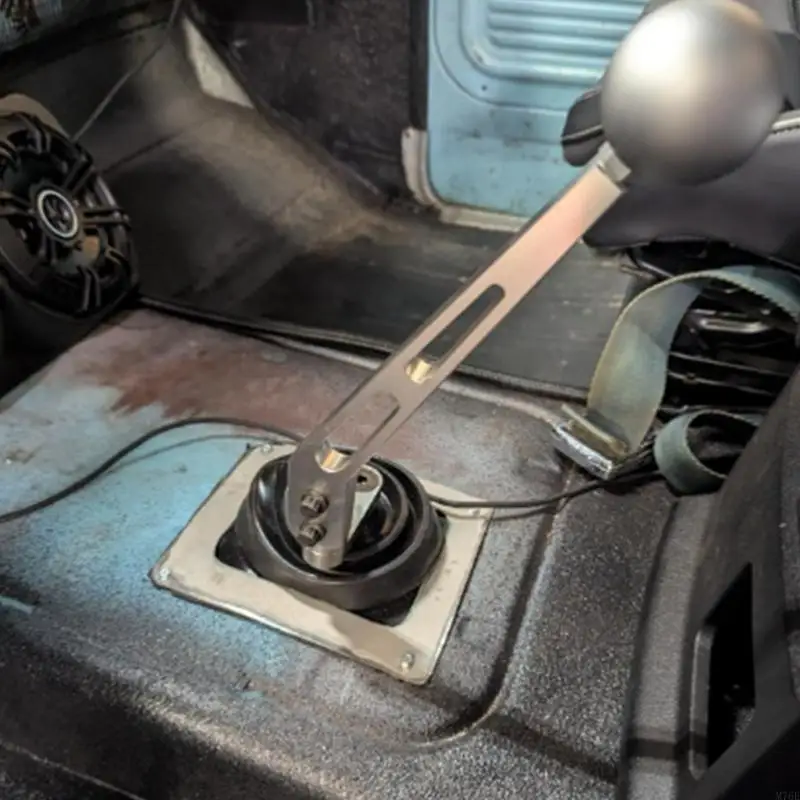 M76E 10 Zoll gebogener Aluminium-Schalthebel für Tremec T56 TKO500 TKO600 Getriebe Aluminium-Schaltgriff – Detail 8
