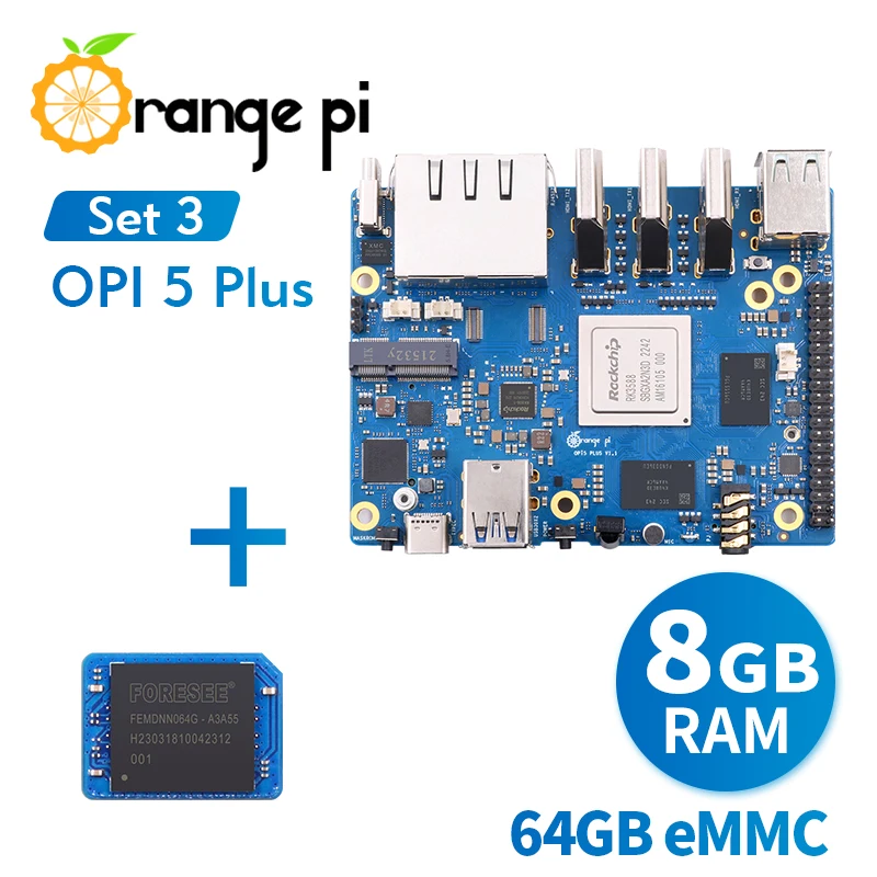 Модуль EMMC Orange Pi 5 Plus 8G + 64G