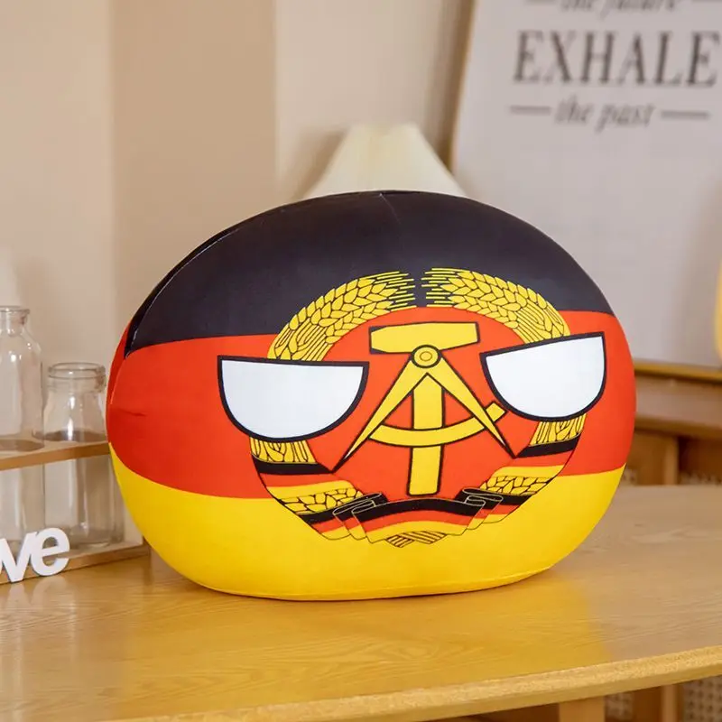 

Poland Ball, East German Republic Plush Pillow, Anime Merchandise, Cosplay Doll, Stuffed Toy, Pendant, Country Ball