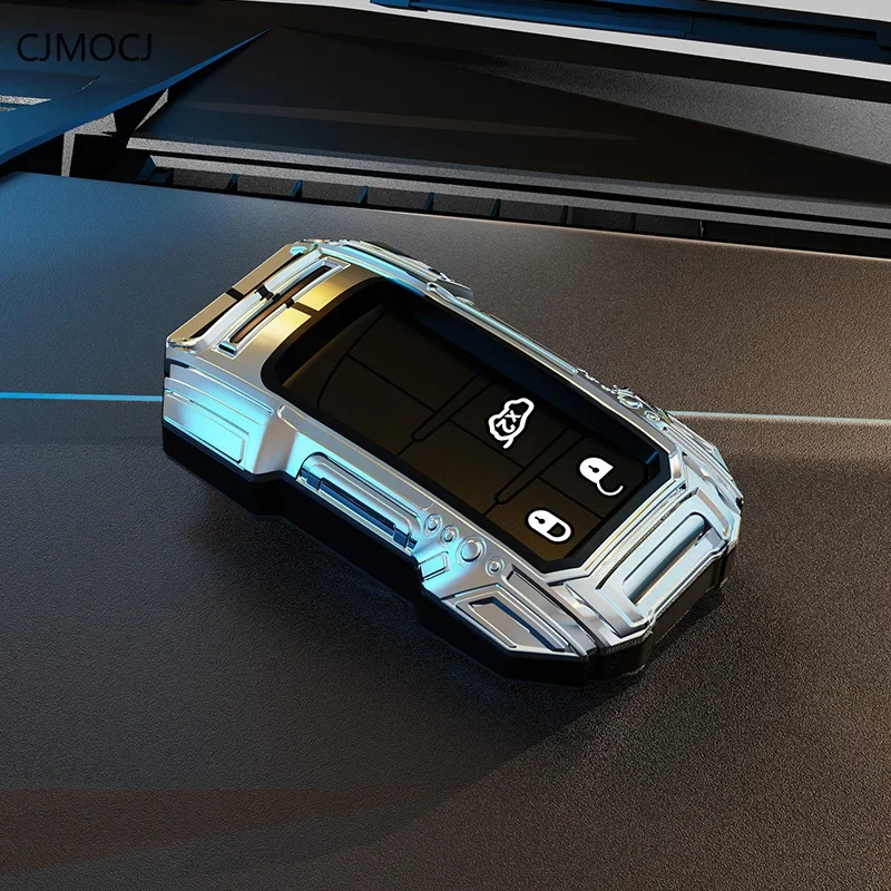 

Zinc Alloy Car Key Case Cover Holder Key Shell Buckle for Jeep Compass/Cherokee/Grand Cherokee/Renegade/Grand