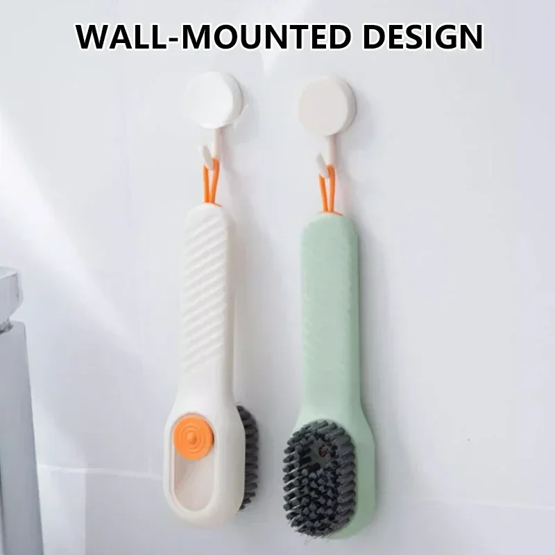 1/2Pcs Multifunctional Cleaning Brush Soft-bristled Liquid Shoe Clothes Brush  Shoe Clothing Board Brush Shoe Cleaner