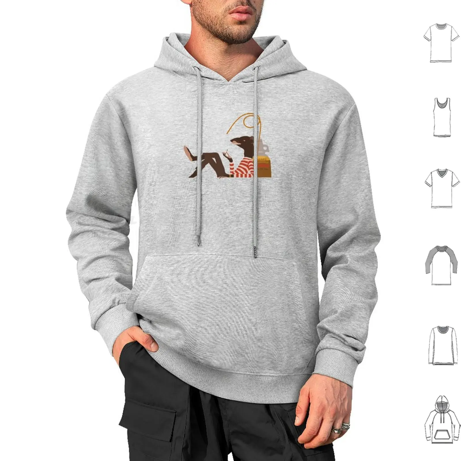 Funky Rat Hoodies Long Sleeve Fantastic Mr Fox The Fantastic Mr Fox Fox Mrs Fox Wes Anderson Film Films Rat