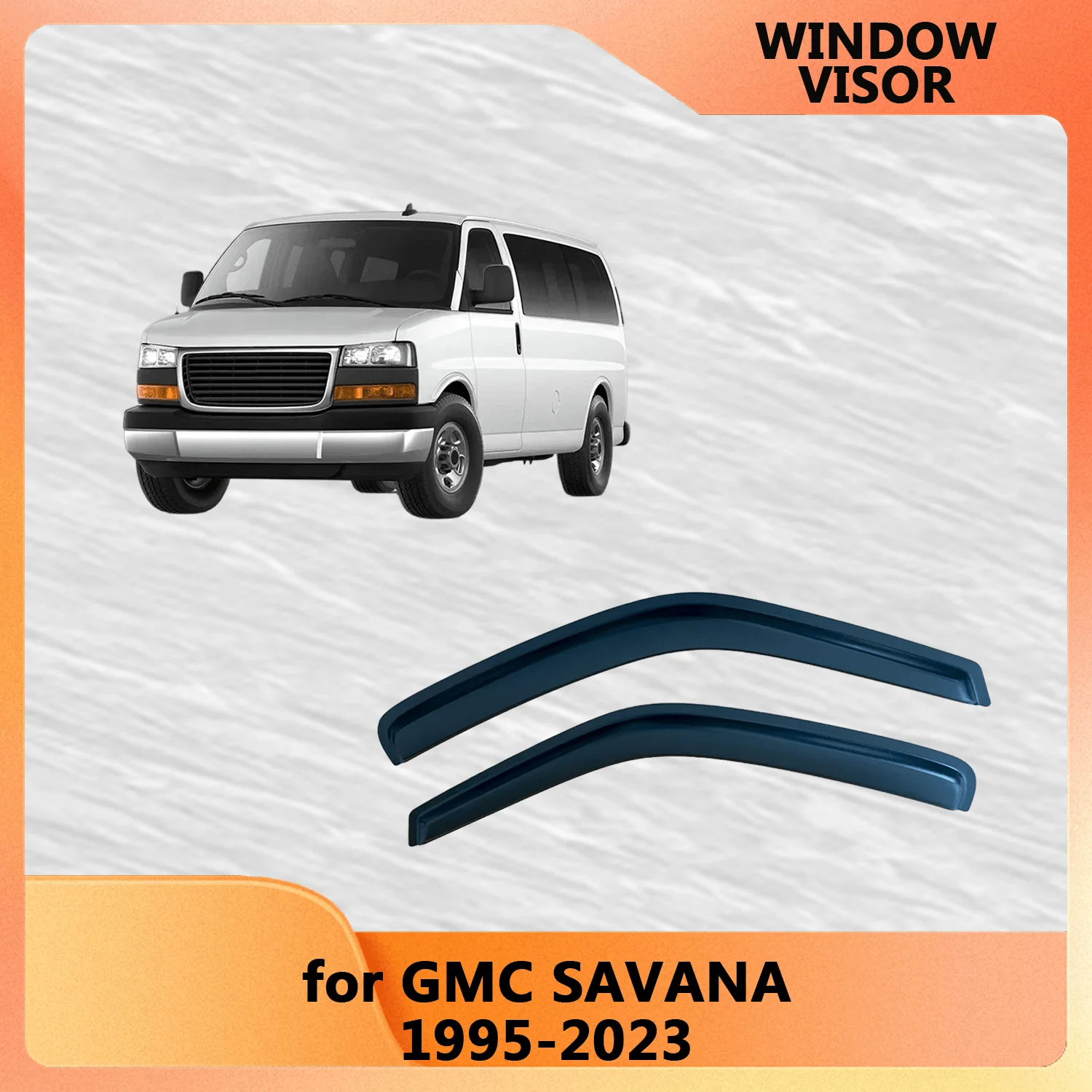 

Для GMC SAVANA 1995-1999 2000-2010 2011-2020 2021 2022 2023 козырек бокового окна защита от дождя боковой вентиляционный дефлектор наружное крепление