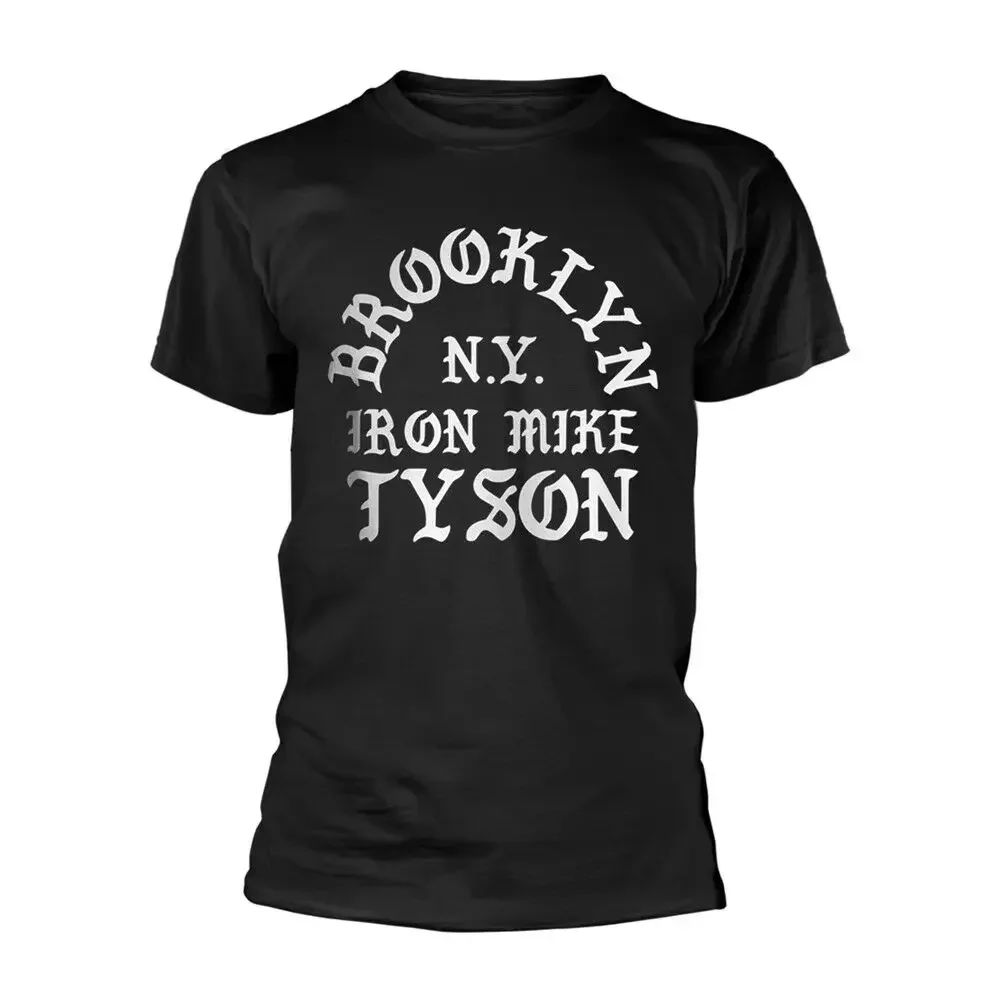 'Old English Text' Brooklyn Iron Mike Tyson Boxing T-Shirt. Premium Cotton Short Sleeve O-Neck Mens T Shirt New S-3XL