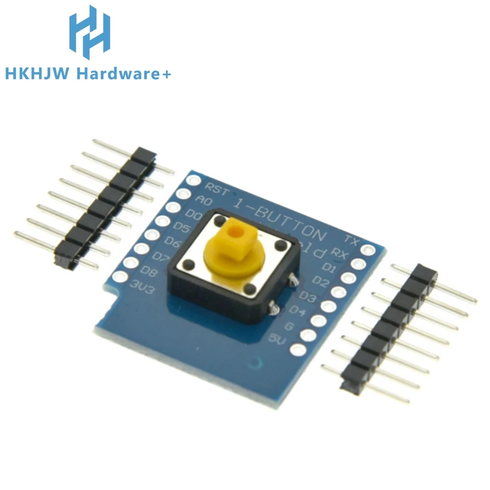 One Button Shield For WeMos D1 Mini Button For Wemos Diy Electronic PCB Board D1 Mini Button Module With Pin