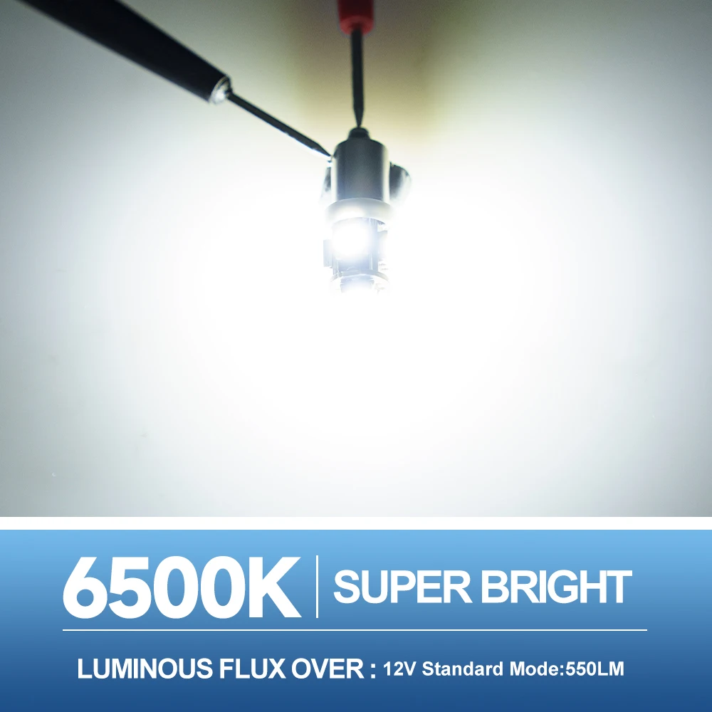 ل 2009-2015 BMW X1 E84 نماذج السقف البانورامية الكهربائية الداخلية الأبيض الخلفي القراءة مصابيح كهربائية BAX9S H6W 64132