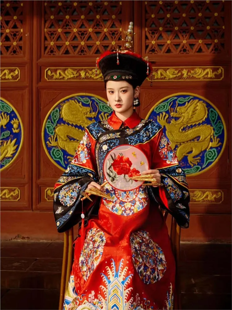 

Императорское платье наложницы в китайском стиле, женский плащ Cheongsam Han, свадебный плащ невесты