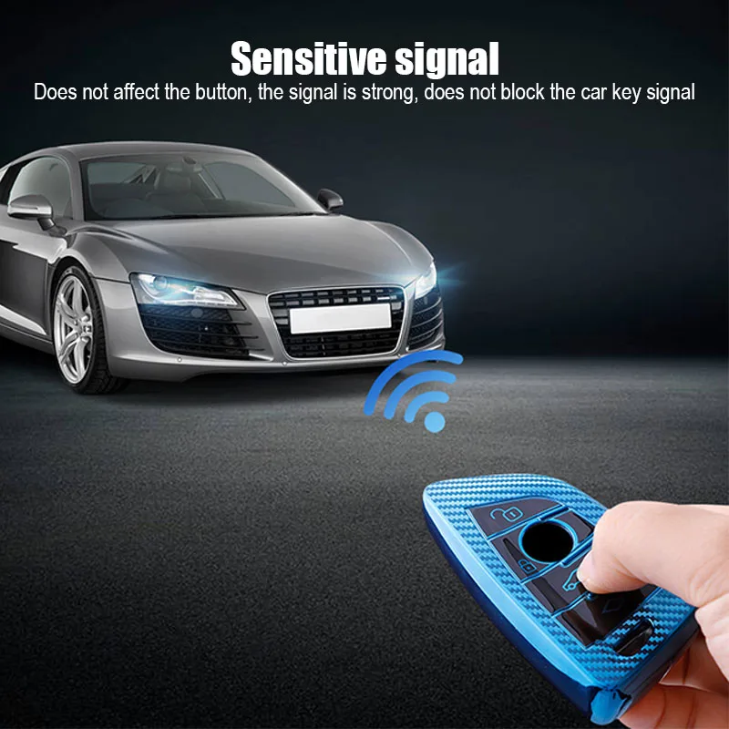 

Car Key Case for Bmw 5 Series 3 Series 7 Series 1 Series X1 X3 X5 Car Key Protective Case High-End Key Shell Buckle