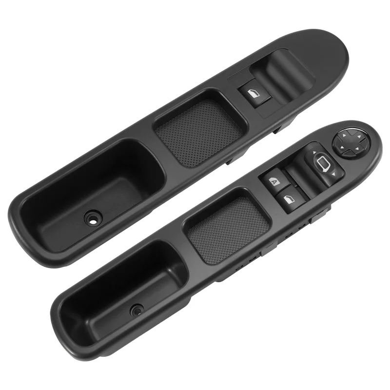 

T-Top-Rated-2Pcs Driver Side + Passenger Side Electric Power Window Control Switch For 207 2007-2015 6554QC 6490HQ 6554H