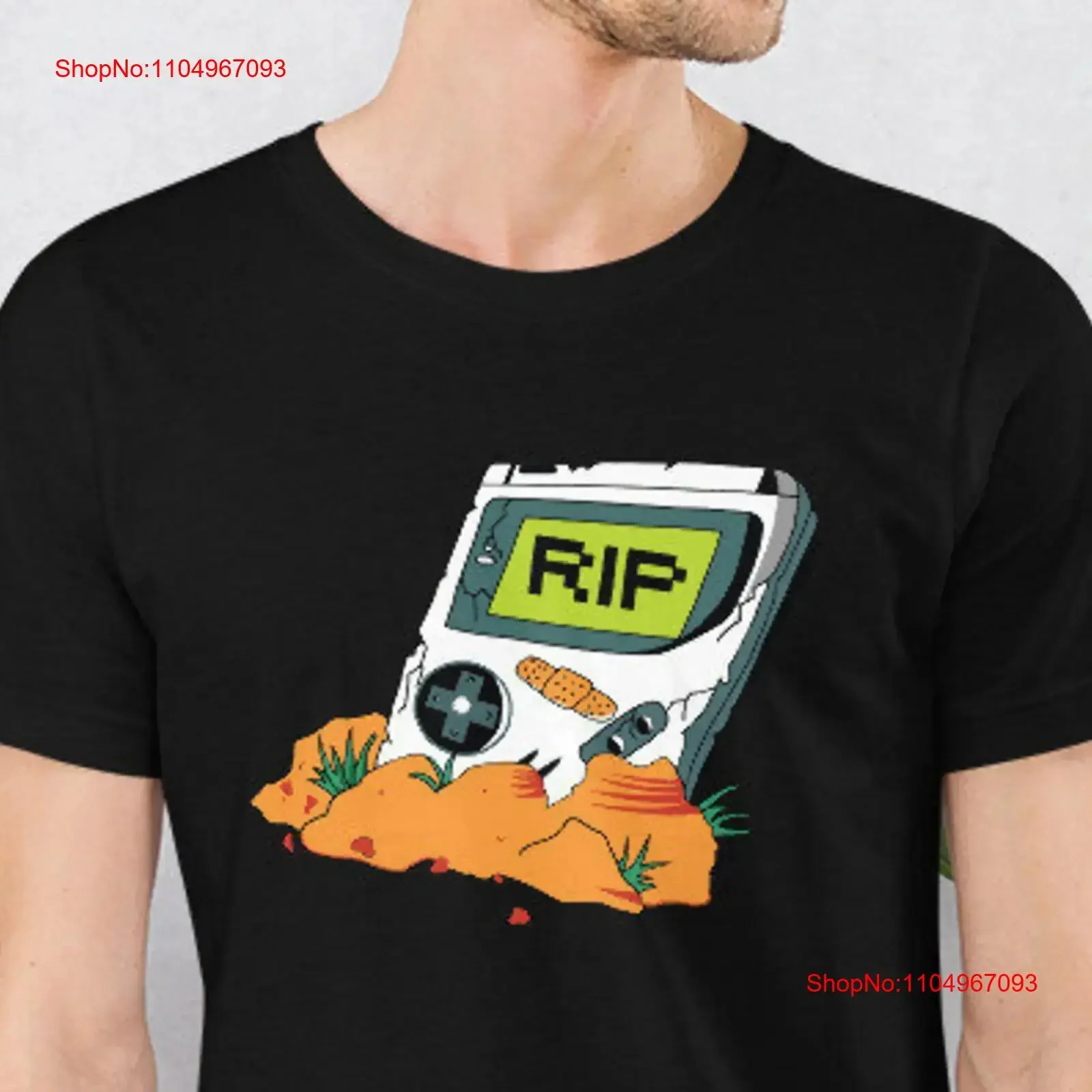 

Футболка RIP для любителей игр, игры 2000-х годов, электроника для мальчиков, консоли, винтажная стираная дышащая уличная одежда, слегка мода, стильная