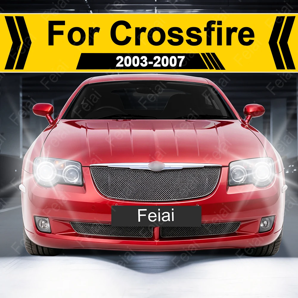 LED Headlight Light Bulb For Chrysler Crossfire Accessories 2003 2004 2005 2006 2007 Crossfire Car Headlights 6000K White 12V
