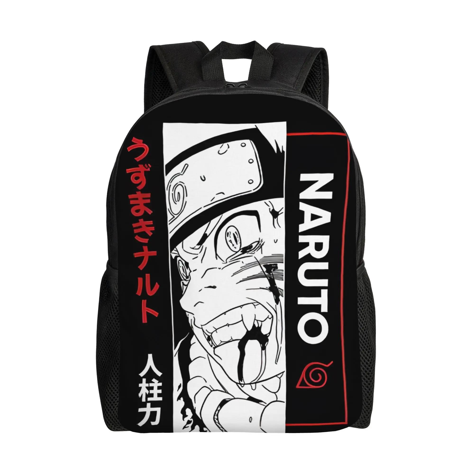 Mochila Bandai Naruto Uzumaki, Mochila Ita Bag, Mochila para Caminhadas Leves, Grande Capacidade
