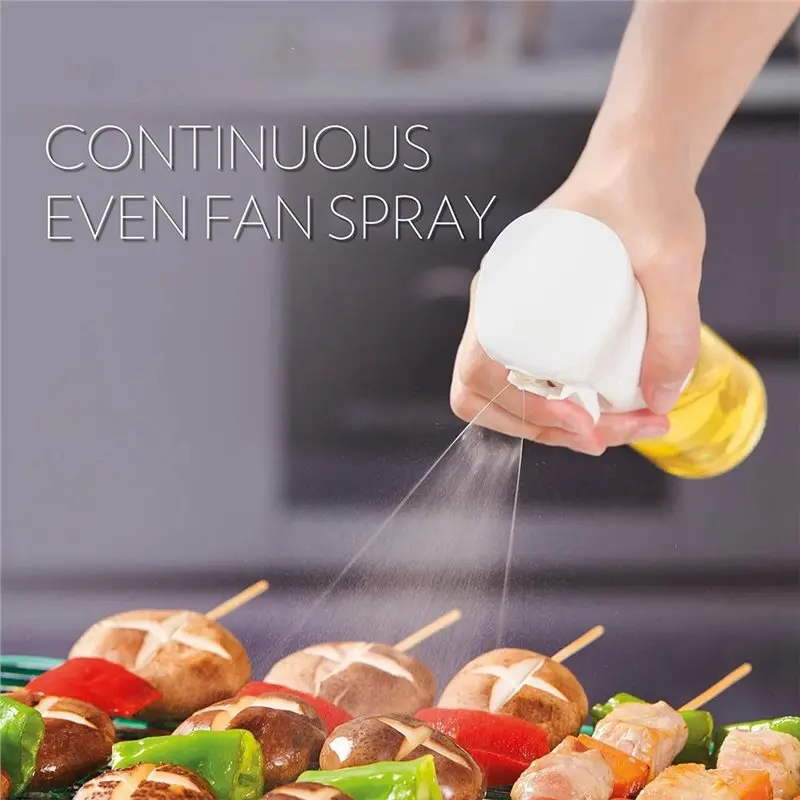 【COMELY】Advanced Oil Sprayer: Continuous Mister With Portion Control For Cooking, Salads, Bbqs - Glass Bottle