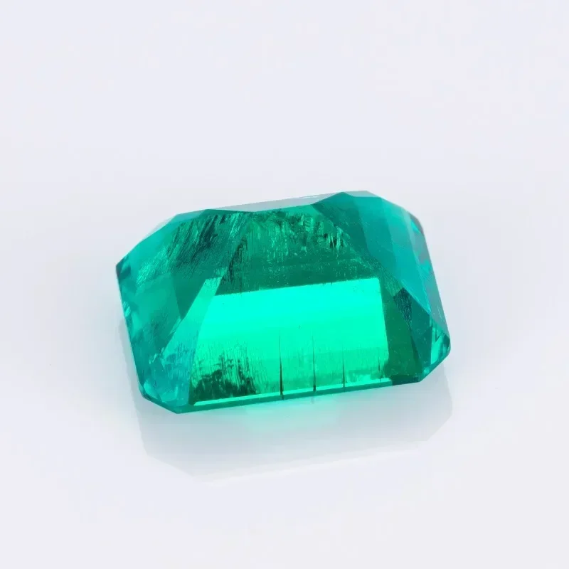 Top Lab Grown Columbia Emerald Stones Hand-cut Hydrothermal Emeralds Gemstone for Diy Jewelry Making Selectable AGL Certificate