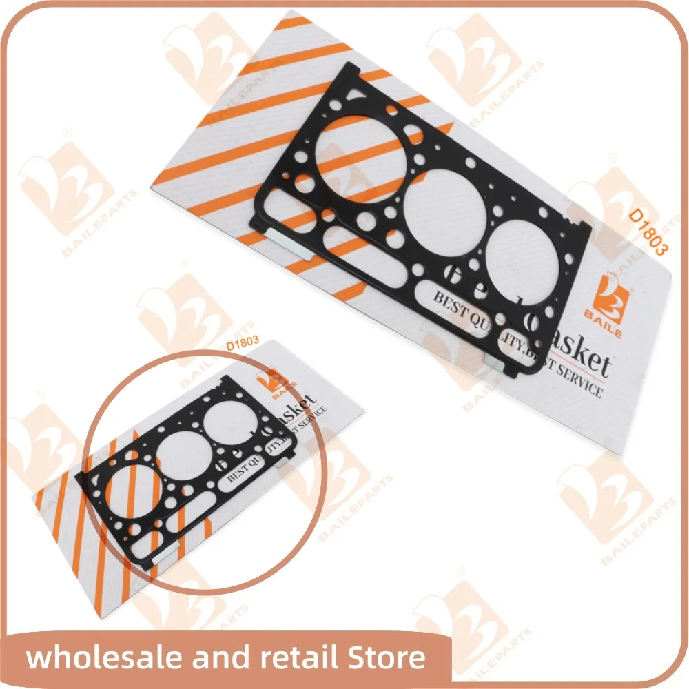 

Прокладка головки цилиндра D1803 для двигателя Kubota, комплект для капитального ремонта экскаватора