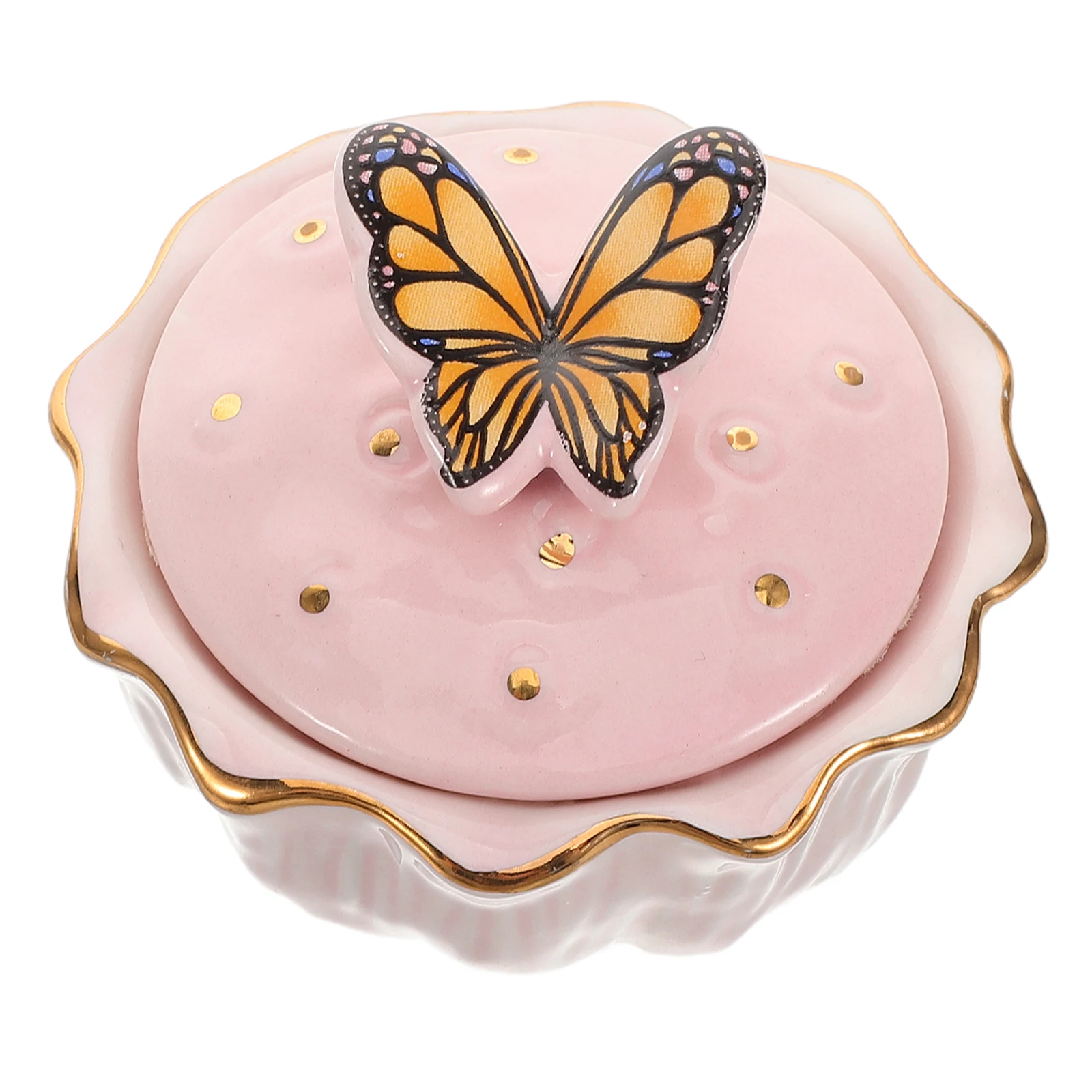 

Ceramic Butterfly Nail Art Brush Cleaner Cup Multifunctional Storage for Brushes and Salon Supplies Nail Brush Holder Cleaners