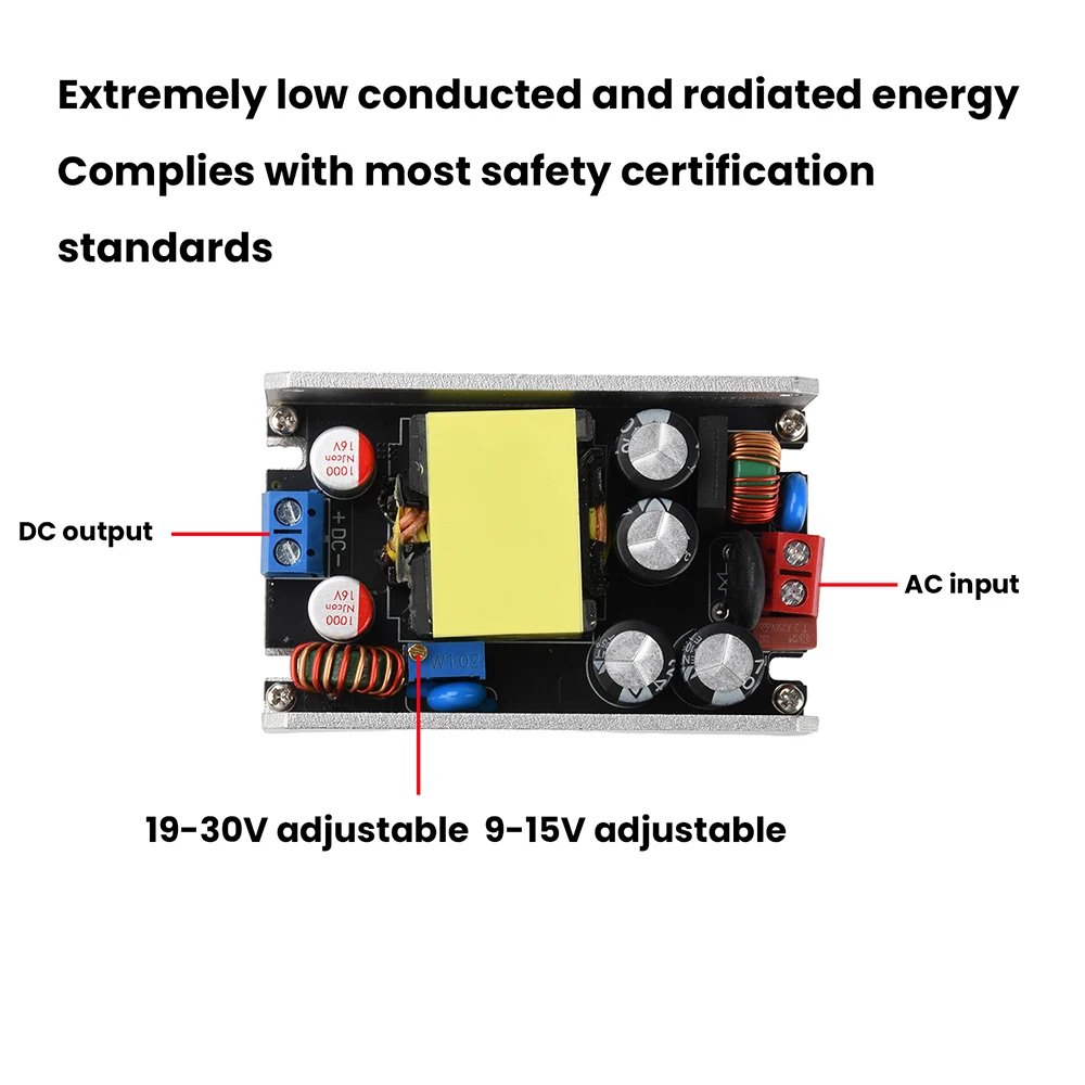 100W PD-Schnelllade-Modul Autoladegerät mit Festkörperkondensatoren, Buck-Typ Eingangsspannung AC 100V–265V für Hochleistungsgeräte – Detail 8