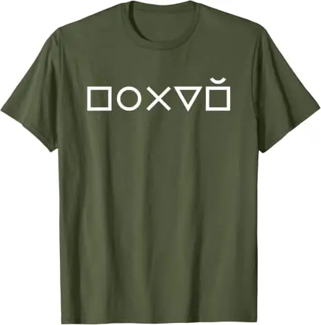 Pohui Russischer Slang Gamer Geometrische Symbole Humor T-Shirt Y2k Lustiges Sarkastisches Russisches Gaming-Kultur Neuartiges Grafik-T-Shirt Kleidung – Detail 8