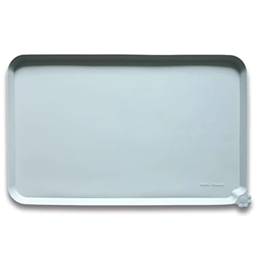 

Силиконовый коврик для кормления домашних животных X-Large - Нескользящий коврик-поднос для мисок для собак и кошек - Водонепроницаемый коврик для кормления собак и кошек