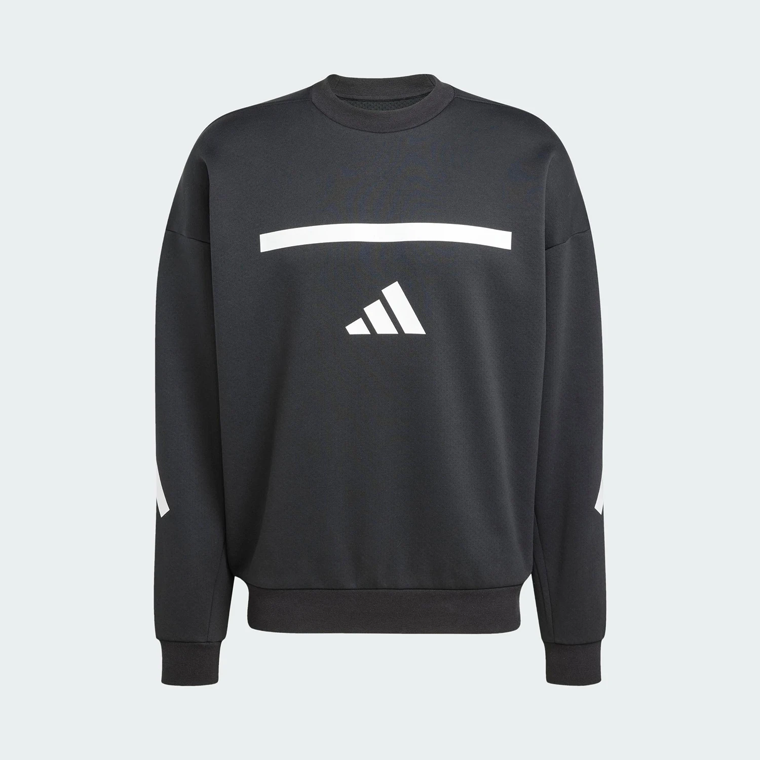 أديداس الرسمية أصيلة جديدة للرجال أزياء بسيطة جولة الرقبة البلوز JD5982 #4