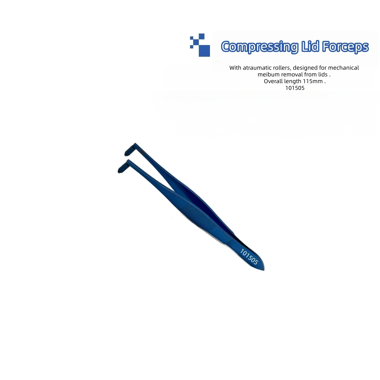 Compressing Lid Forceps  Overall length 115mm  Ophthalmic Surgical Instrument Multifunctional Forceps